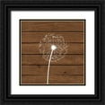 thumbnail image 1 of Robinson, Tamara 12x12 Black Ornate Wood Framed with Double Matting Museum Art Print Titled - Brown Dandelion I, 1 of 4