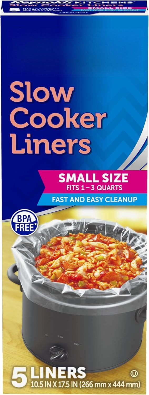 PanSaver EZ Clean Slow Cooker Liners – 100 Count, Model 42954