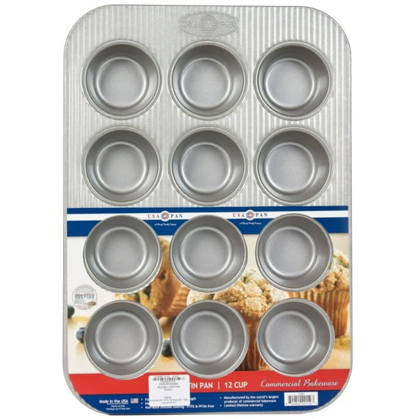 Molde para hornear con 12 compartimentos USA PAN 1200MF