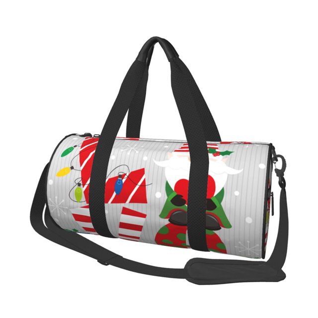 Easygdp Christmas Gnome With Love Bolsa de Viaje, Bolsa de Mano, Bolsa de Gimnasio, Bolsa de Equipaje para Viaje