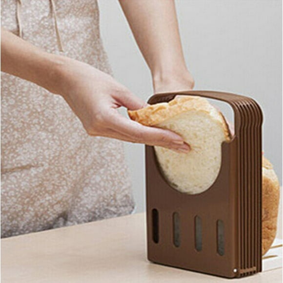 Bread slicer ABS compact folding bread sandwich toast bread slicer household slicer bread slicer