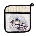 thumbnail image 1 of Betsy Drake PT515 Blue Bird & Snow Pot Holder, 1 of 1