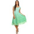 thumbnail image 5 of Sakkas Spring Maiden Ombre Peasant Dress - Mint - One Size, 5 of 5