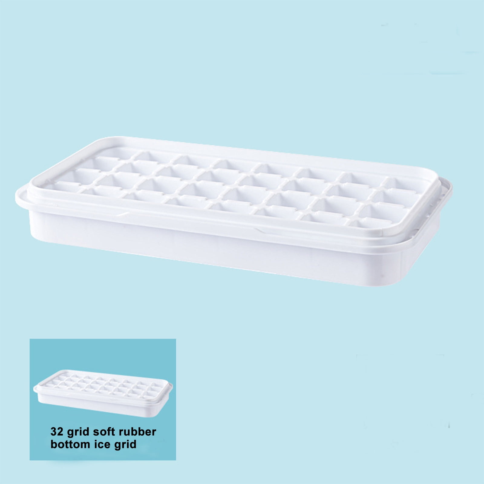 Clearance! JMYHOAM Ice Tray Silicone Ice Box Ice Cubes Household Ice Maker Refrigerator Freezer Ice Cubes Box Ice Maker