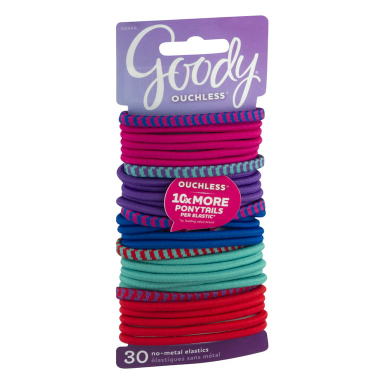 Goody Classics Hair Elastic, Polybands Clear, 75 CT