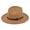 Khaki, variant on Sun Hats for Women Uv Protection Wide Brim Cowboy Jazz Hat