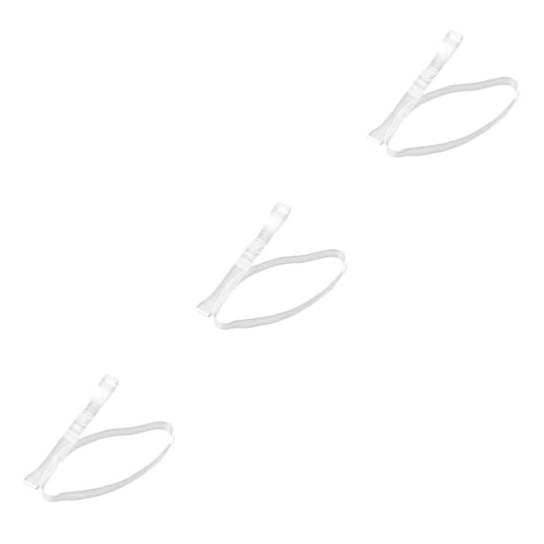 Qarigey 1 par de correas invisibles transparentes para zapatos para sujetar zapatos sueltos tacones altos mulas Type1 NO1