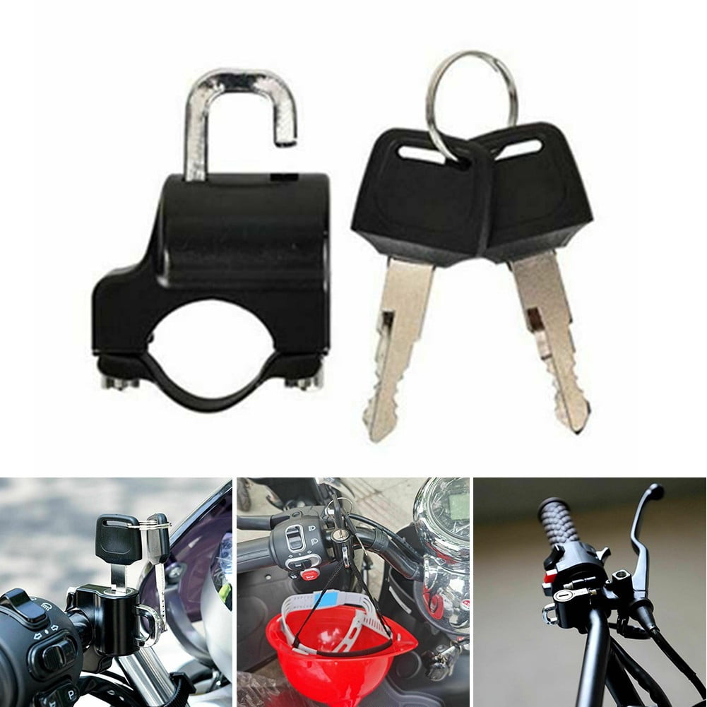 Motorcycle Helmet Lock Waterproof and Rustproof Motorbike Helmet Lock  Hanging Hook Battery Car Helmet Anti-theft Lock 