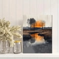 thumbnail image 2 of Qisvanset Framed Canvas Wall Art 12x16 Inch Vertical Tree Lake Sketch Farmhouse Wall Decor, 2 of 5