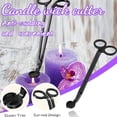thumbnail image 3 of Steel Candle Wick Scissors for Trimming Soft Wicks After Extinguishing, Comfortable Handle, 3 of 9