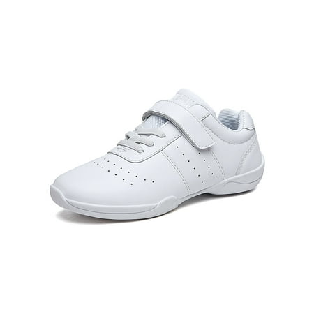 

Zodanni Men Comfort Cheer Shoes School Slip Resistant Magnetic Lightweight Hollow Out Dance Sneakers White 5
