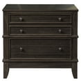 thumbnail image 6 of Euroco 3-Drawer Side Table Wood Nightstand for Bedroom, Living Room, 27.3", Coffee, 6 of 6