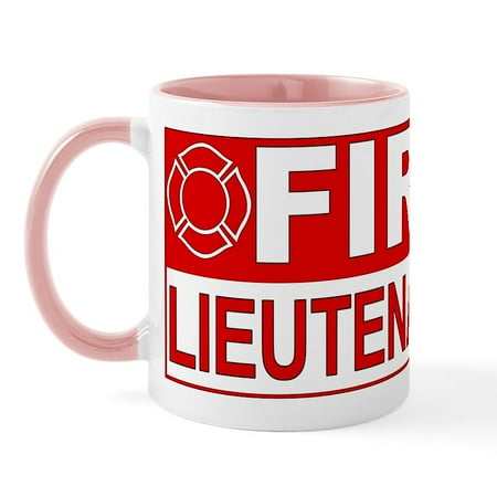 

CafePress - Fire Lieutenant Mug - 11 oz Ceramic Mug - Novelty Coffee Tea Cup