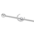 thumbnail image 3 of Industria Barbell Studs Pendientes Cuerpo vertical Pendientes para fiesta Valentín Plata Hugo Industria Barbell, 3 of 7