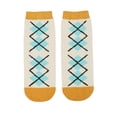 thumbnail image 2 of Girls Micro Cozy Character Socks, 3 Pack, Soft Plush Whimsical Pattern Socks, YELLOW, M/L, 2 of 15