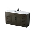 thumbnail image 6 of Elegant Kitchen and Bath Alden 60 inch Single Bathroom Vanity in Mocha Brown, 6 of 10