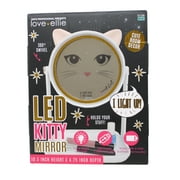 Love Ellie LED Lighted Kitty Mirror, White