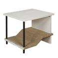 thumbnail image 2 of Elk Home Riverview Accent Table, Checkmate White Finish, Coastal Style for Entryway, Bedroom, 2 of 5
