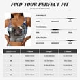 thumbnail image 7 of Fotbe Astronaut in Outer Space Pattern Womens' Sports Bra Longline Wirefree Padded with Medium Support Sports Moisture-Wicking Workou Vest,Tank Top-X-Large, 7 of 7