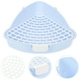 thumbnail image 2 of MIANGASTORE Rabbit Litter Box Plastic Pet Toilet Anti-fall Pet Bunny Potty Trainer Bunny Cage Supply, 2 of 8