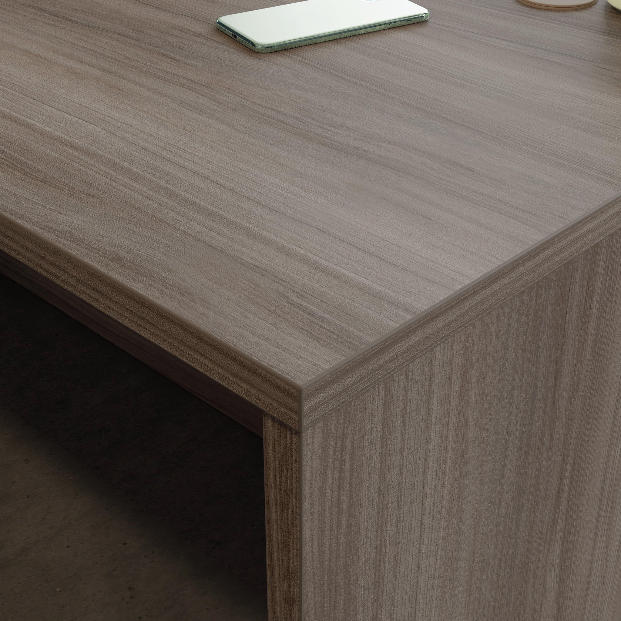 Astoutdoor Desk 60 x 24 in, Brown Finish