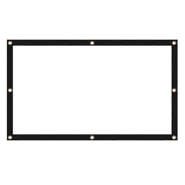 Projector Screen 120 inch 16:9 Foldable Portable Projection Movies ...