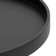 thumbnail image 4 of Kate and Laurel Avery Modern Wooden Round Coffee Table, 30 x 30 x 18, Black, Decorative Transitional Living Room Coffee Table for Storage and Display, 4 of 9