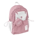 thumbnail image 2 of ibiyuan School Backpacks Lightweight Durable Drawstring Large Capacity Casual School Bag for Ages 6th 7th 10th 12th, High School, University, Travel, Daily Commute, 2 of 3