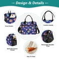 thumbnail image 3 of FORMRS Insulated Lunch Bag for Work School Unisex Large Capacity Cooler with Shoulder Strap, Blue Colorful Candies, 3 of 6