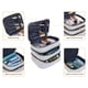 thumbnail image 2 of Bolsa de maquillaje LANDFOBO grande de 3 capas con asa Travel Beige, 2 of 6