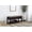 Espresso 842, variant on Solid Wood Shoe Bench with Storage, Cherry Finish - Space Saving Entryway Storage Bench for Small Spaces, 35.5 Inch