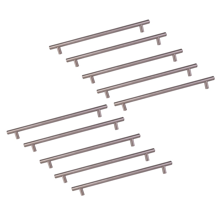 Design House Stainless Steel Modern Cabinet Pulls, 10 Pack photo 1