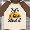 thumbnail image 4 of Inktastic Lets Taco Bout It Boys or Girls Long Sleeve Baby Bodysuit, 4 of 5