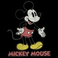 thumbnail image 2 of Boy's Mickey & Friends Mickey Mouse Retro Stance Distressed  Pull Over Hoodie Black Small, 2 of 4
