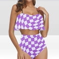 thumbnail image 2 of KIHOUT Tankini Swimsuits for Women 2024 Ladies Ruffled Bikini Swimsuit Set, 2 of 6
