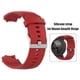 thumbnail image 4 of Correa de reloj ajustable de silicona suave para Amazfit Verge (rojo), 4 of 5