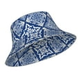 thumbnail image 2 of Bingfone Stylized Flowers Vintage Boho Bucket Hat For Men Women,Packable Reversible Printed Sun Hats,Fisherman Outdoor Travel Hiking Beach Caps, 2 of 9