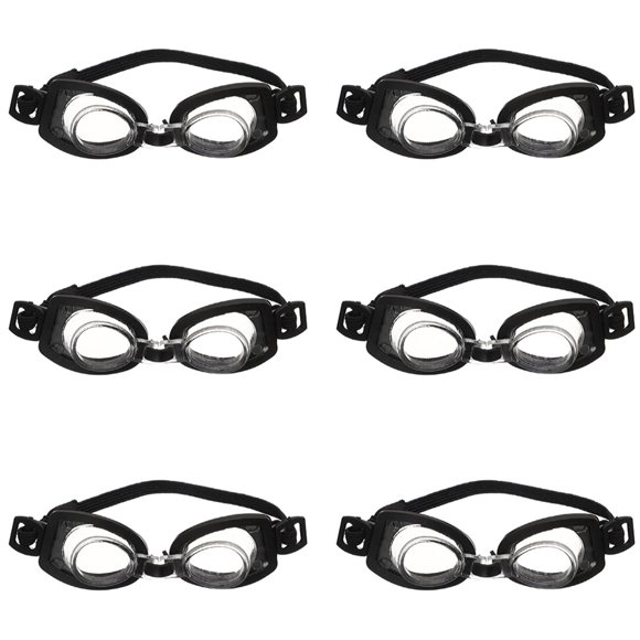 KAKOWELY 6 mini gafas delicadas para muñecas, decoración duradera, accesorios para vestir muñecas.