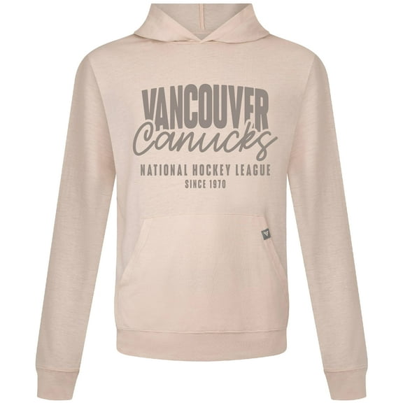 Men's Levelwear  Khaki Vancouver Canucks Relay Response Pullover Hoodie