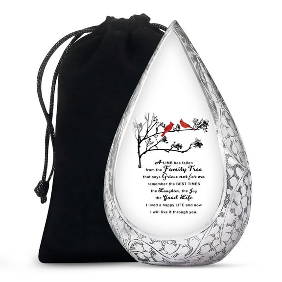 JAGSHASHI Beautiful Message - Large Cremation Urns - Cremation Urn Human - Memorial Urn For Ash - Large Urns For Human Ashes - Urn For Brother & Sister - Urns For Adult Female - 10 Inch - Large