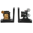 thumbnail image 3 of Bookend Decoration, Exquisite Details Book Ends Movie Projector Designed Glossy  Non Slip Base  For Office, 3 of 8