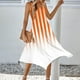 thumbnail image 2 of Ladies Summer Tops Impreso sin Mangas Cuello Redondo Vestido Casual para Uso Diario Y Casual, 2 of 7