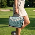 thumbnail image 4 of COEQINE Quilted Golf Cart Seat Cover, Folds Like a Bag with Handle for Easy Carry, Universal Fit 51.2"x30.3" for EZGO Yamaha Club Car 2-Seaters, 4 Pockets, Beach Sea Turtle Starfish, 4 of 8
