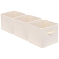 thumbnail image 3 of 3pcs Square Storage Case No Lid Storage Boxes Non-woven Fabrics Storage Bins, 3 of 5