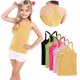 thumbnail image 1 of Odeerbi Camisetas de Las Niñas de 5 Paquetes Camisetas de Algodón Y Espalda Camisetas Bajas Sin Mangas Básicas Suaves, 1-13 Años, 1 of 9
