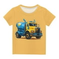 thumbnail image 2 of Lovzfmll Toddler Boy's T-Shirts, Cartoon Print Short Sleeve Tee, Casual Loose Fit Pullover Graphic Tees for 3-4 Years, 2 of 6