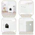 thumbnail image 5 of TRIXIE Litter Box Enclosure Hide Litter Boxes Storage Drawer Indoor Cat Home, Accent Table, White, 5 of 8