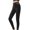 55#Black, variant on Women's Leggings Slim Fit Wool Silk Blend Stretch Tights Base Layer Pants Printed Winter Pants