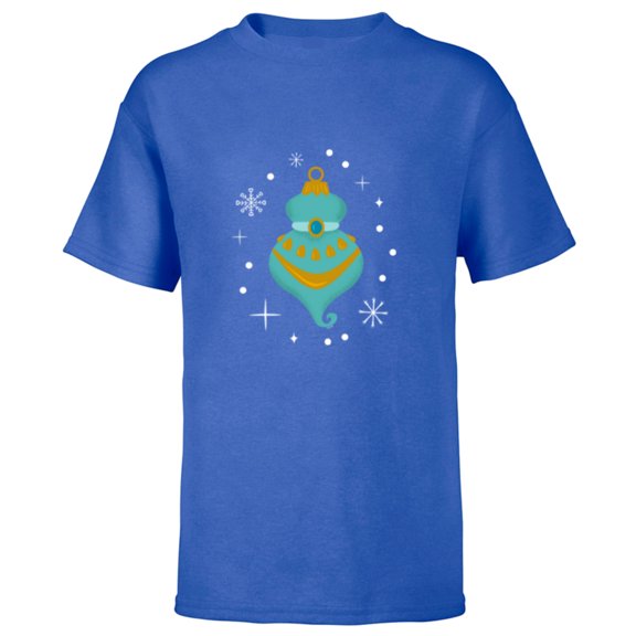 Disney Princess Jasmine Aladdin Holiday Christmas Ornament - Short Sleeve T-Shirt for Kids - Customized-Royal