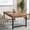 Brown, variant on Finmind 55" Small Conference Table, Industrial Meeting Table with Metal Frame for Office, Seminar, Business, Walnut